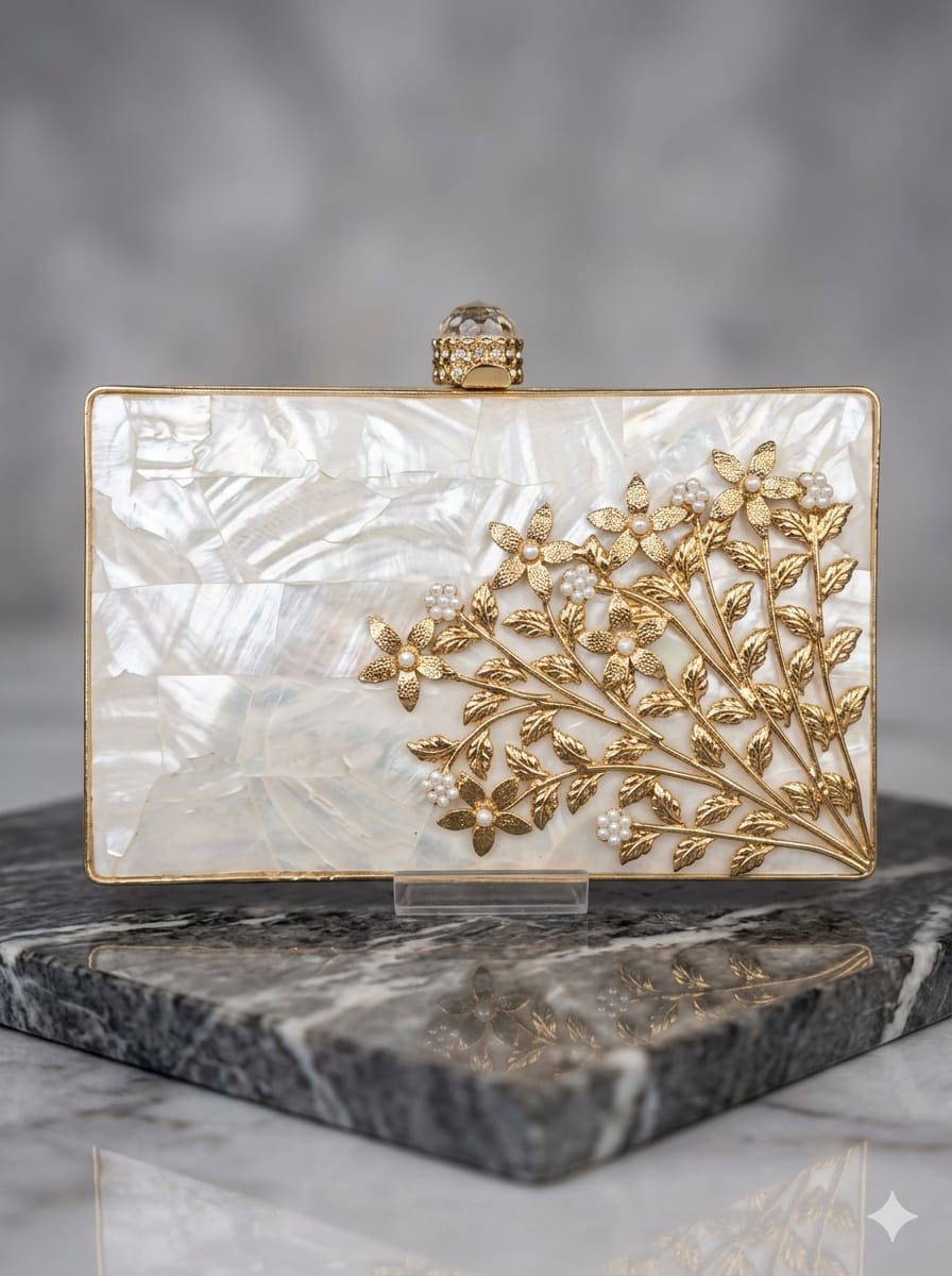 VRPS MOP Clutch | Handcrafted Ethnic Bag | SWIS-4735