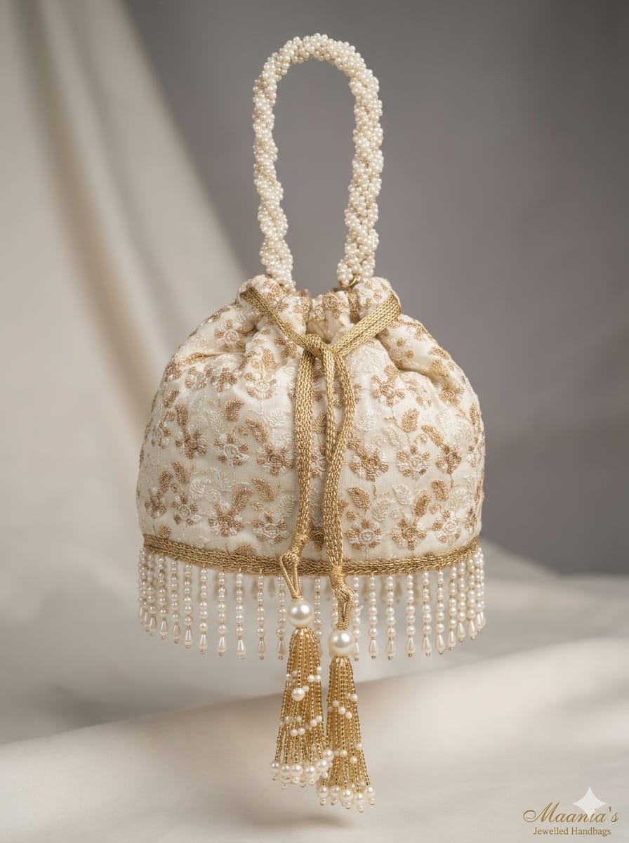 VRPS Designer Potli Bag | Handcrafted Ethnic Bag | SWIS-4760