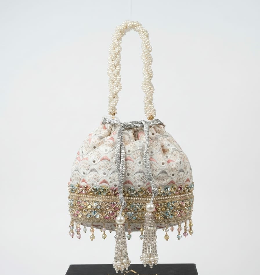 VRPS Designer Potli Bag | Handcrafted Ethnic Bag | SWIS-4766