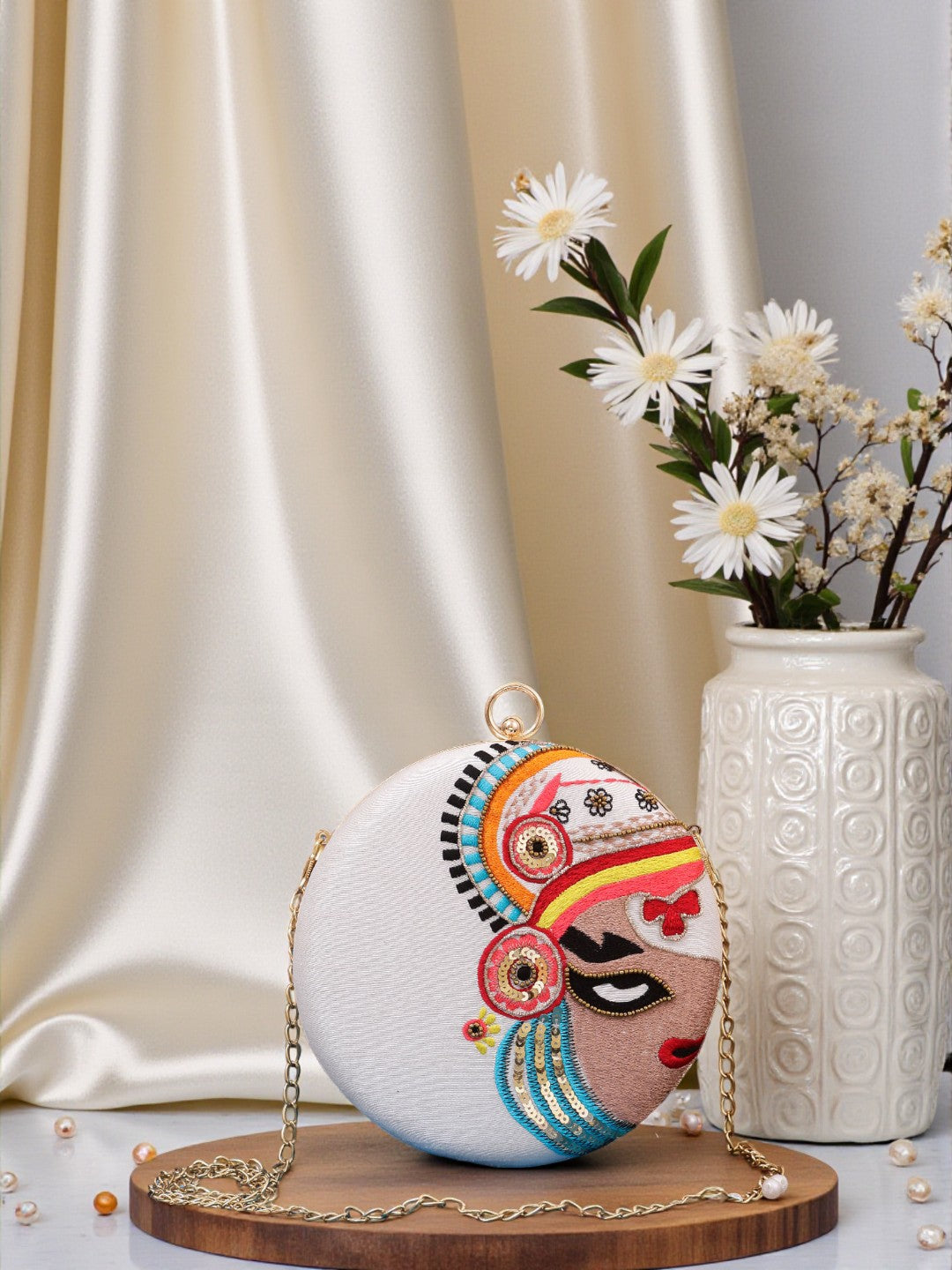VRPS Embroidered Clutch | Handcrafted Ethnic Bag | SWIS-478