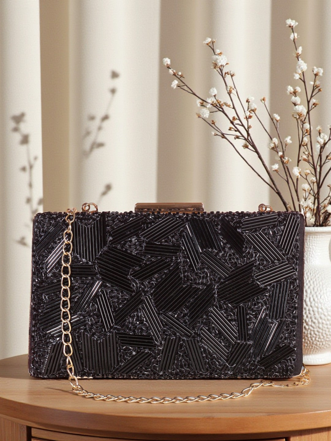 VRPS Embroidered Clutch | Handcrafted Ethnic Bag | SWIS-482