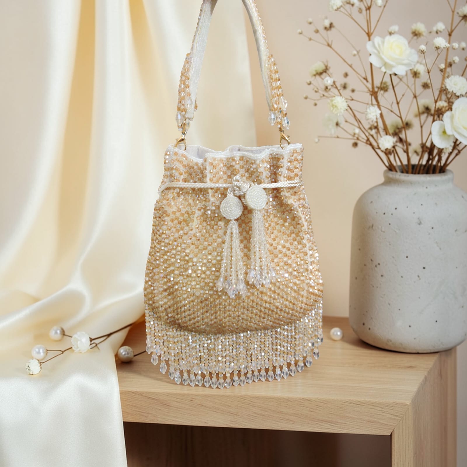 VRPS Designer Potli Bag | Handcrafted Ethnic Bag | SWIS-4820