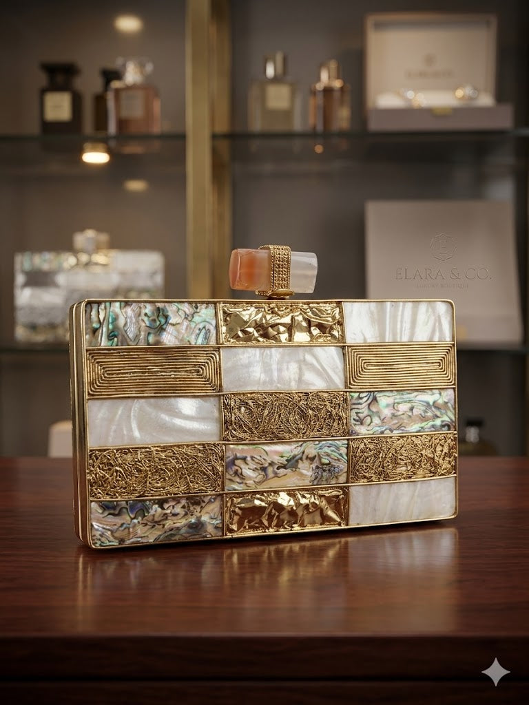 VRPS MOP Clutch | Handcrafted Ethnic Bag | SWIS-4835