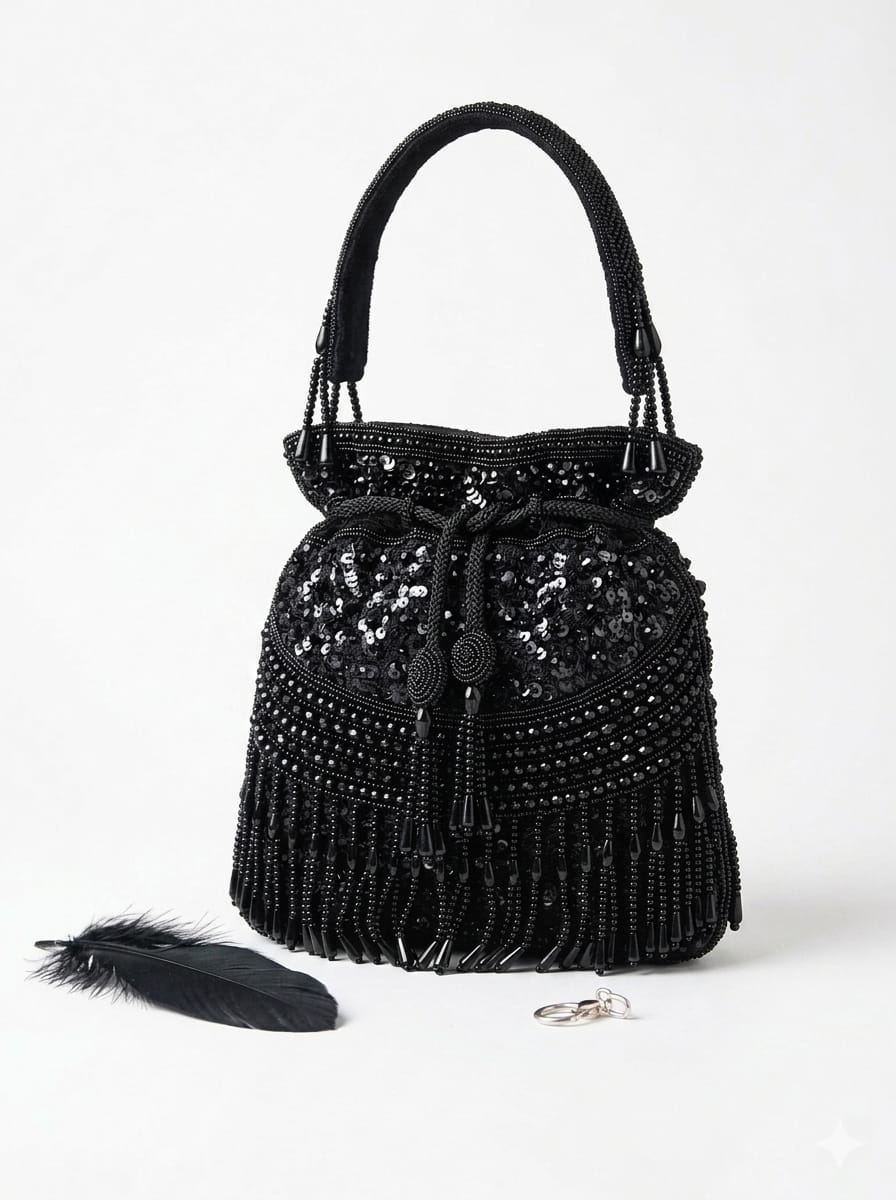 VRPS Designer Potli Bag | Handcrafted Ethnic Bag | SWIS-4836
