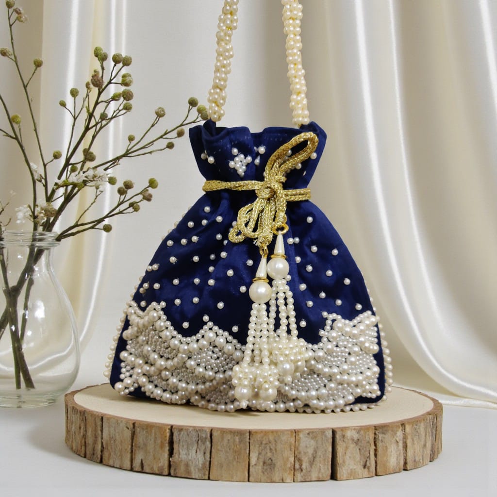 VRPS Designer Potli Bag | Handcrafted Ethnic Bag | SWIS-4855