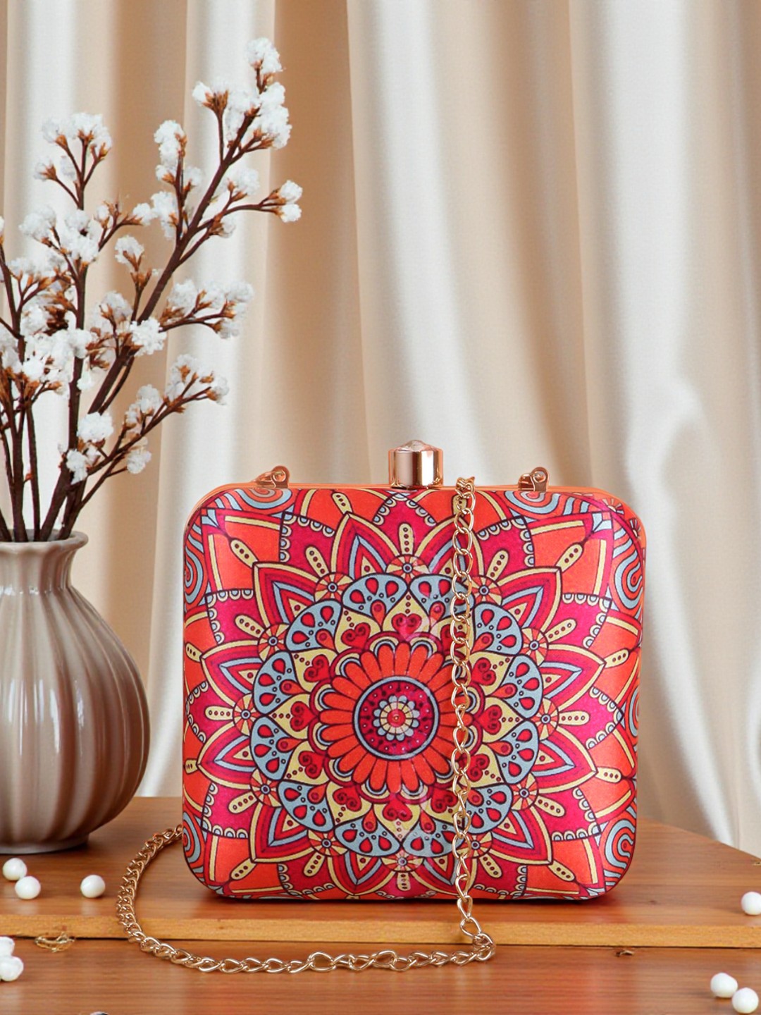 VRPS Printed Clutch | Handcrafted Ethnic Bag | SWIS-487