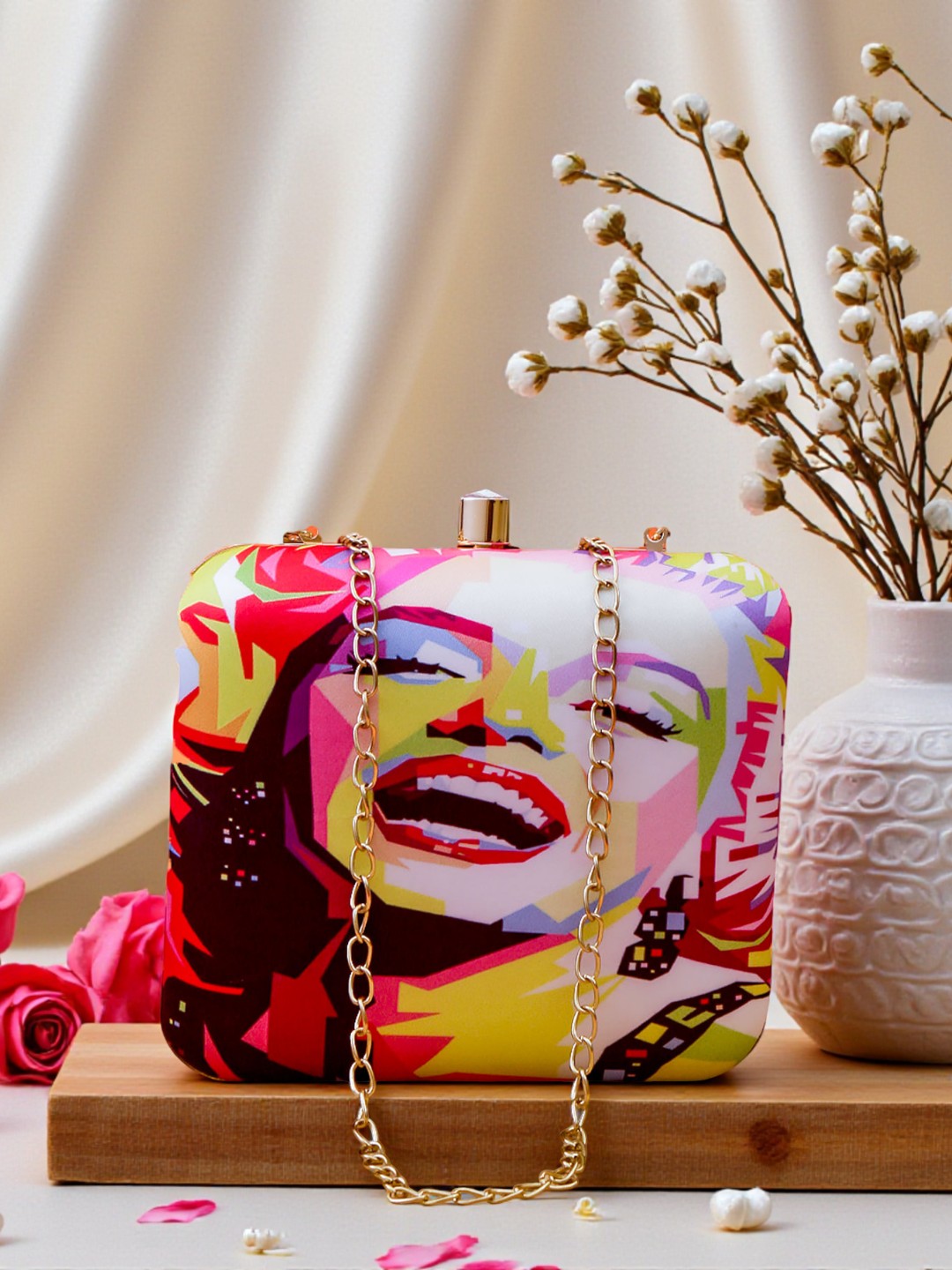 VRPS Printed Clutch | Handcrafted Ethnic Bag | SWIS-488