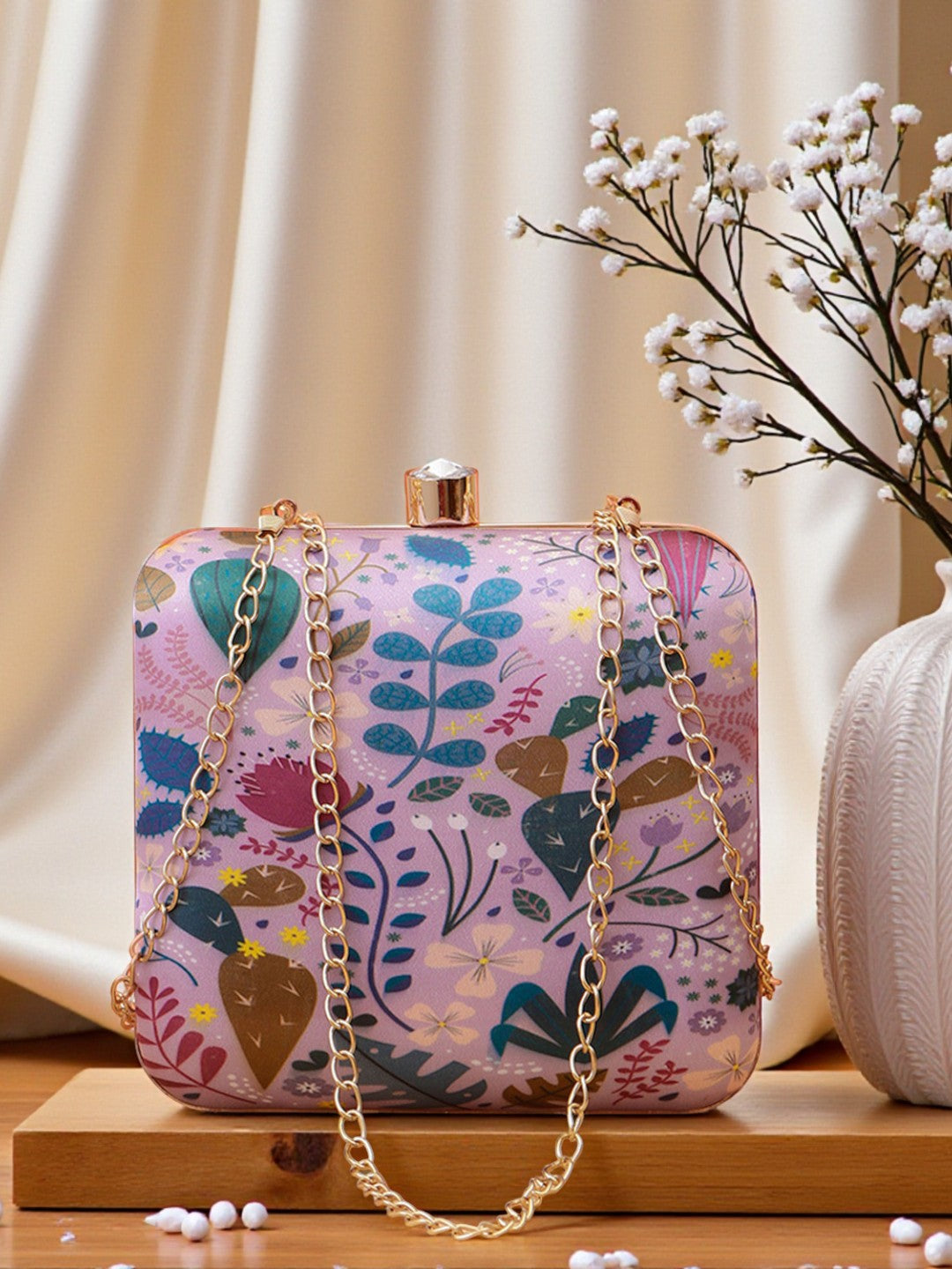 VRPS Printed Clutch | Handcrafted Ethnic Bag | SWIS-489
