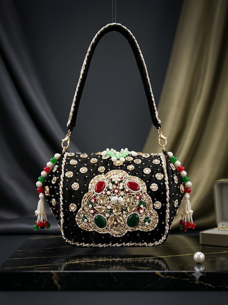 VRPS Flap Bag | Handcrafted Ethnic Bag | SWIS-4915
