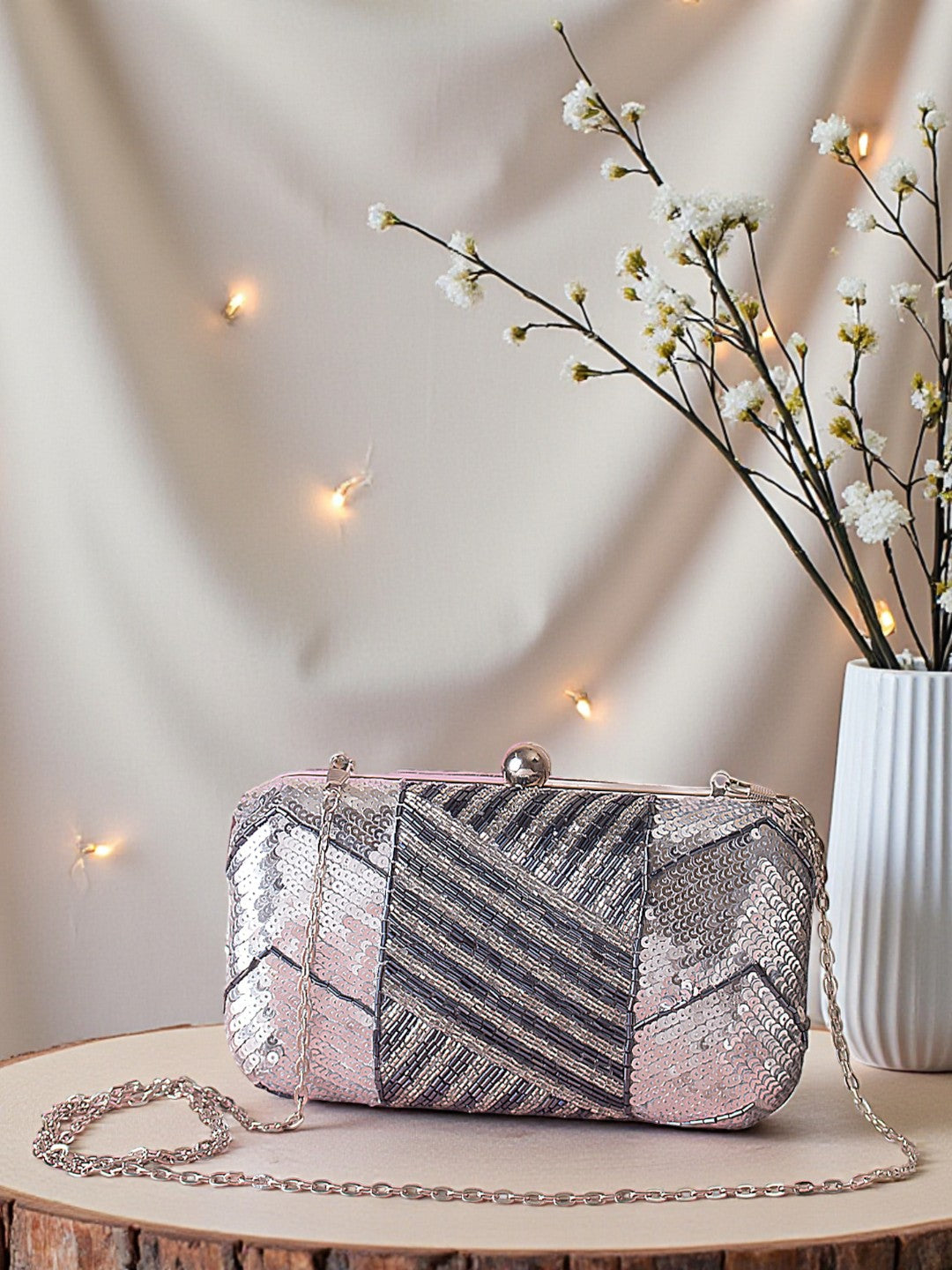 VRPS Embroidered Clutch | Handcrafted Ethnic Bag | SWIS-494