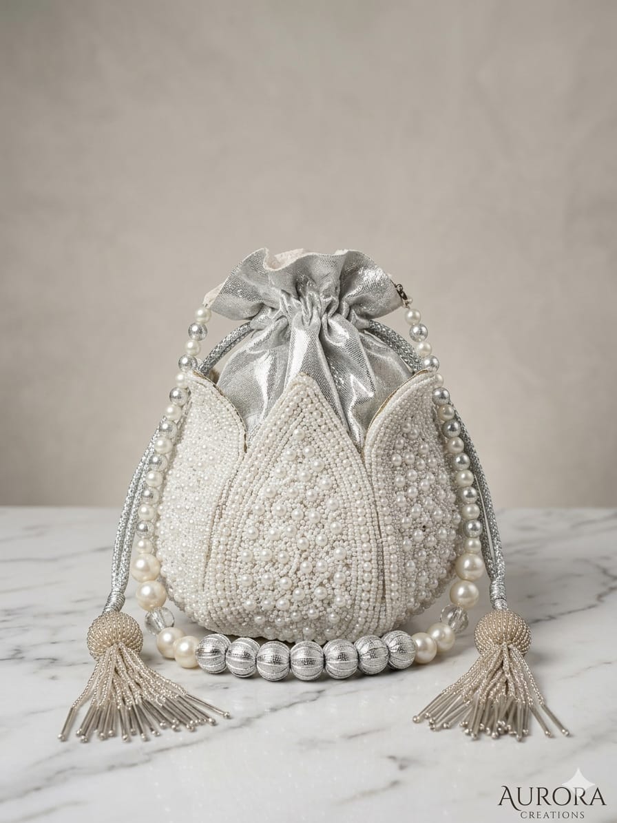 VRPS Lotus Potli | Handcrafted Ethnic Bag | SWIS-4948