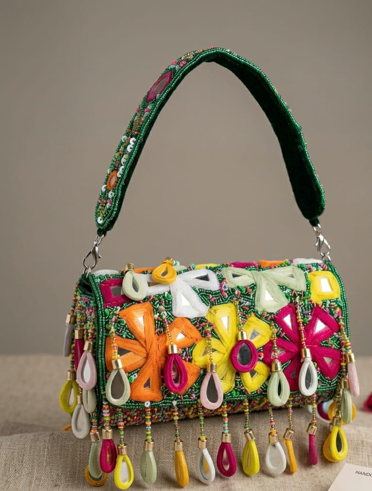 VRPS Flap Bag | Handcrafted Ethnic Bag | SWIS-4961