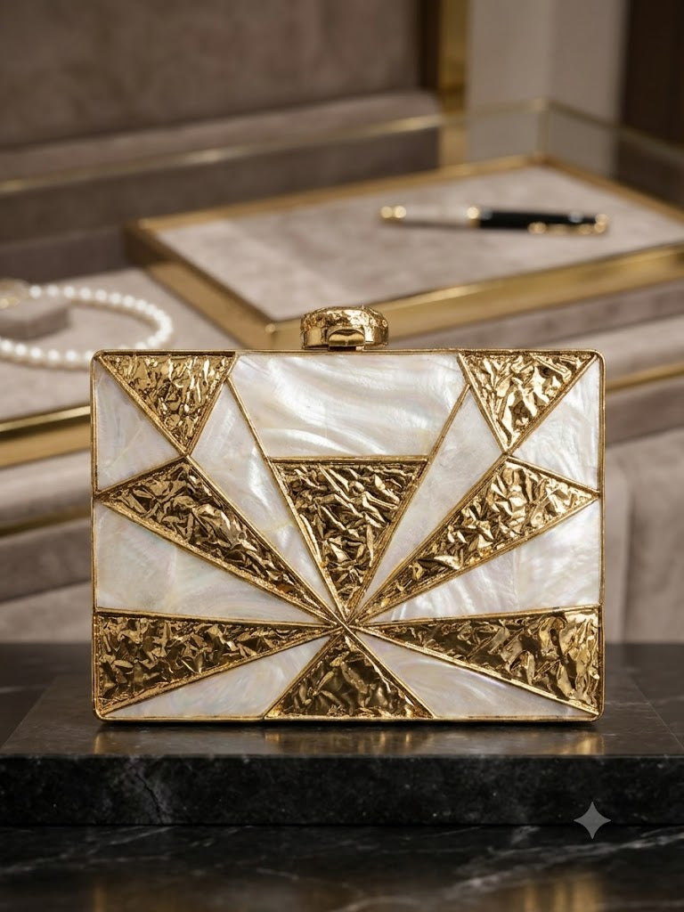 VRPS MOP Clutch | Handcrafted Ethnic Bag | SWIS-4988