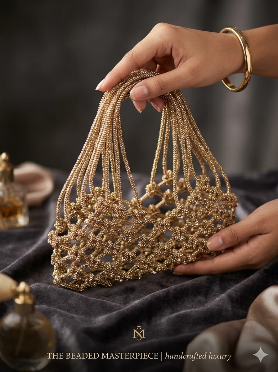 VRPS Rhinestone Bag | Handcrafted Ethnic Bag | SWIS-5013