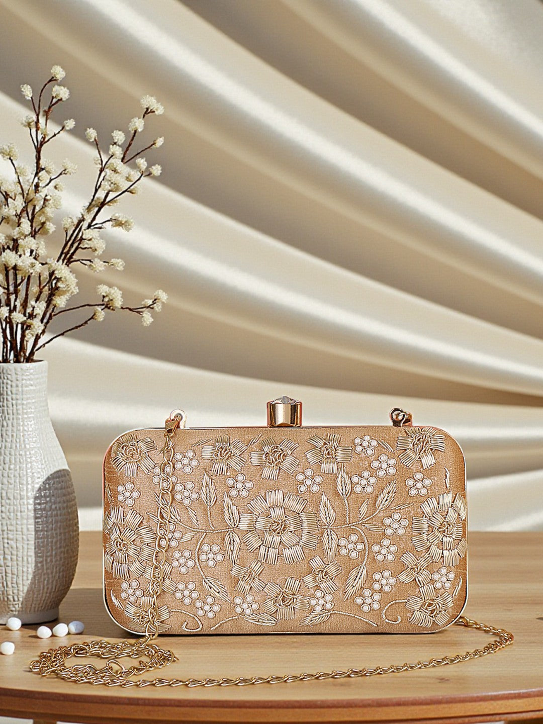 VRPS Embroidered Clutch | Handcrafted Ethnic Bag | SWIS-503
