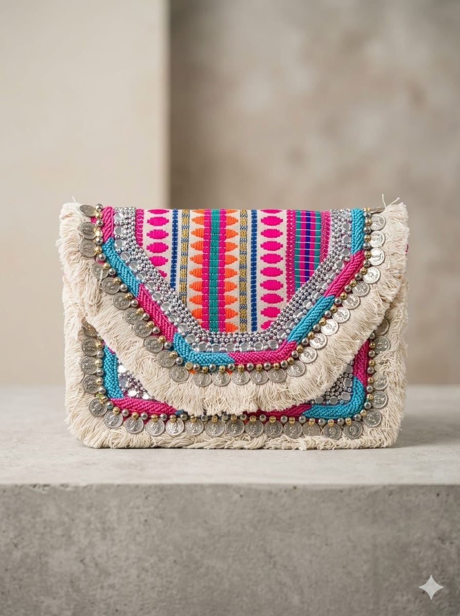 VRPS Banjara Boho Bag | Handcrafted Ethnic Bag | SWIS-5042