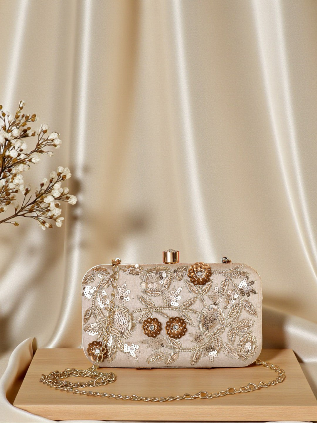 VRPS Embroidered Clutch | Handcrafted Ethnic Bag | SWIS-506