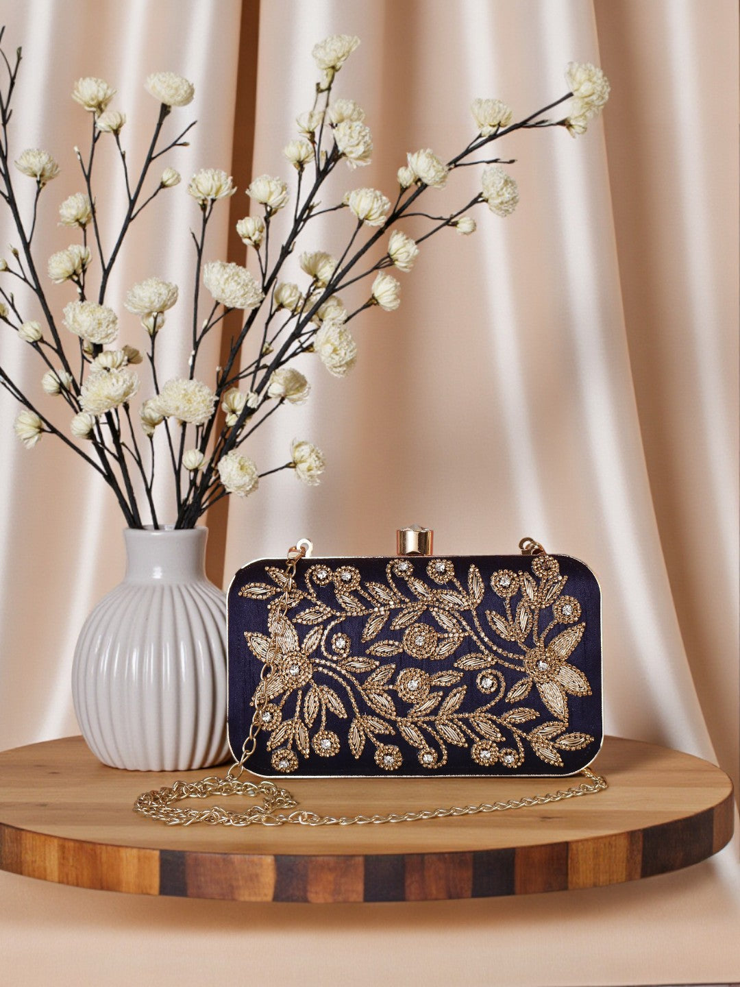 VRPS Embroidered Clutch | Handcrafted Ethnic Bag | SWIS-507