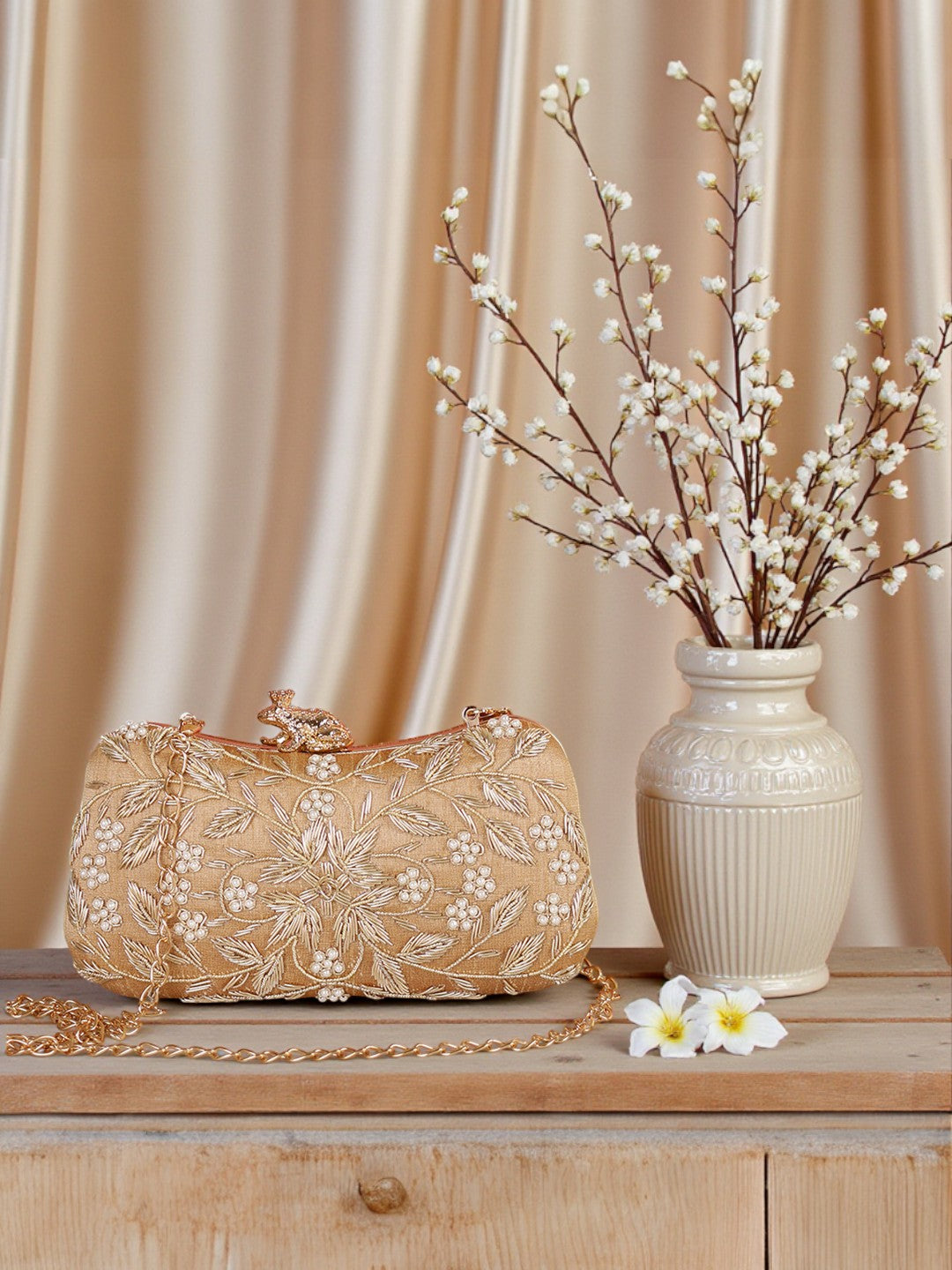 VRPS Embroidered Clutch | Handcrafted Ethnic Bag | SWIS-508
