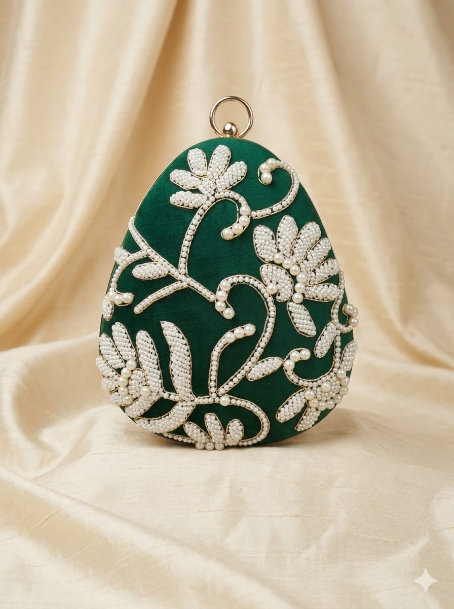 VRPS Embroidered Clutch | Handcrafted Ethnic Bag | SWIS-5127