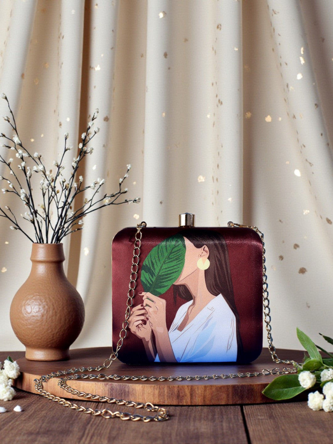 VRPS Printed Clutch | Handcrafted Ethnic Bag | SWIS-515