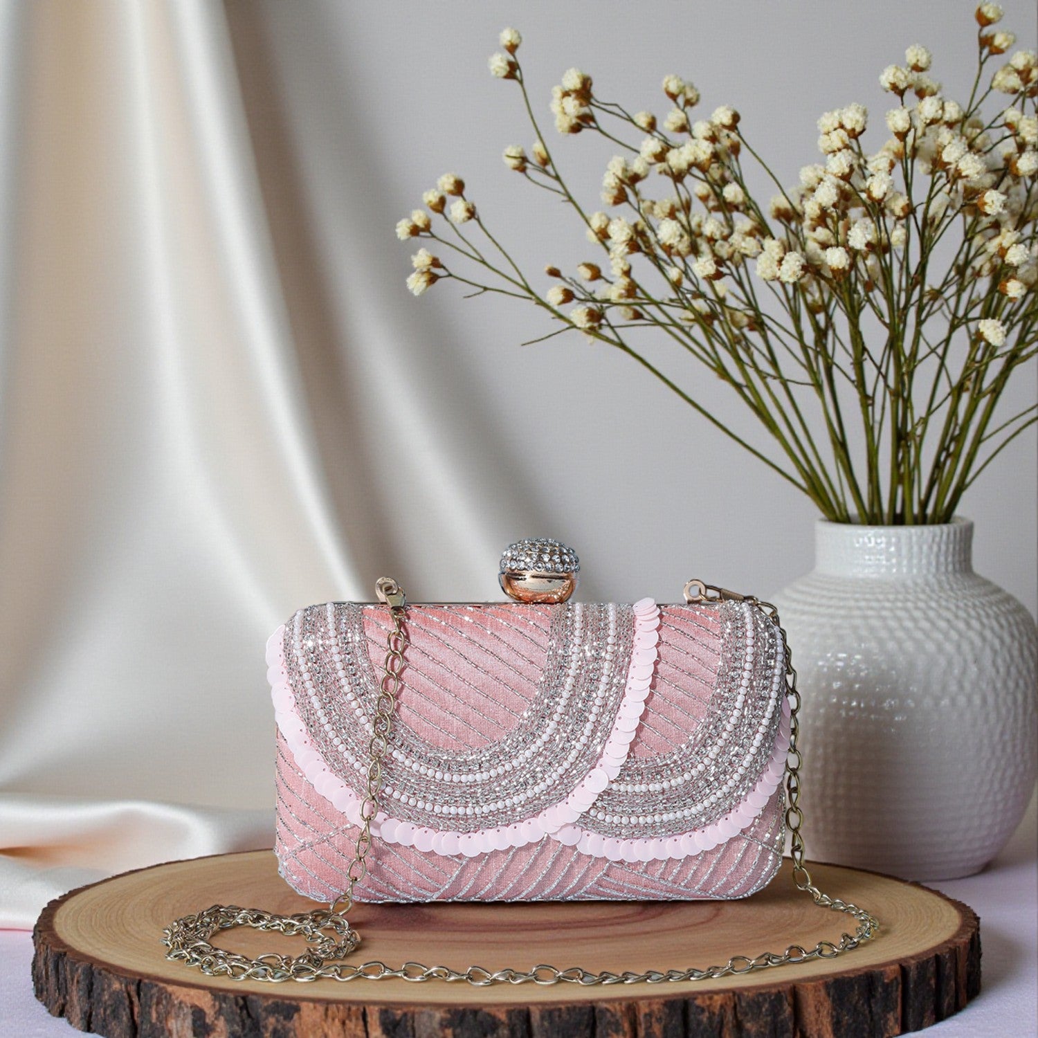 VRPS Embroidered Clutch | Handcrafted Ethnic Bag | SWIS-516