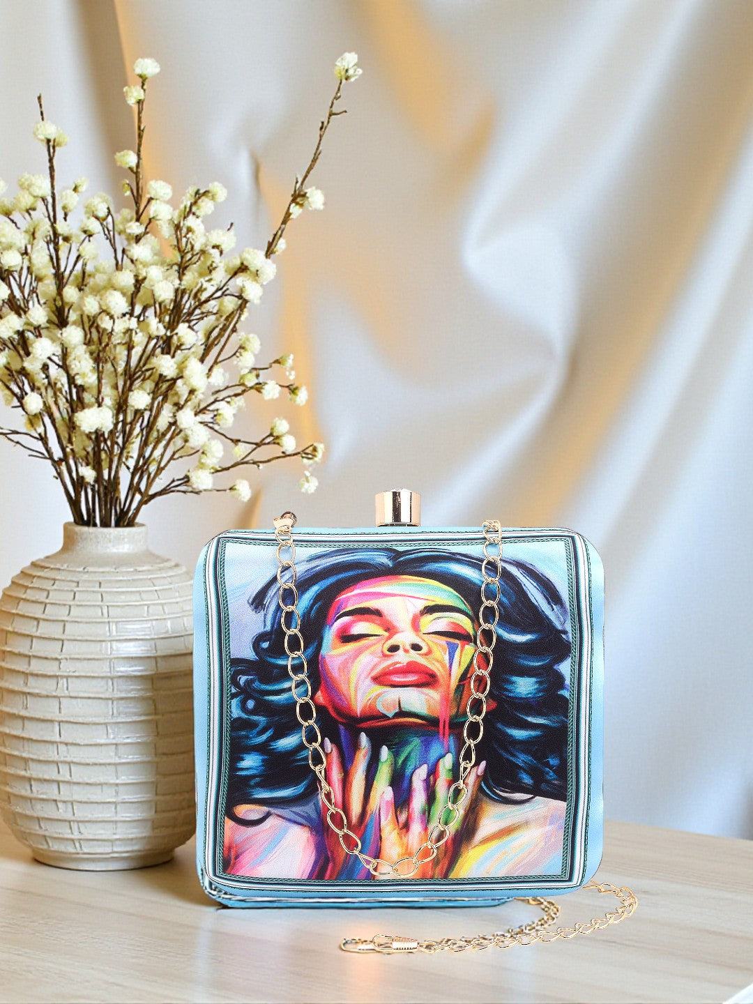VRPS Printed Clutch | Handcrafted Ethnic Bag | SWIS-517