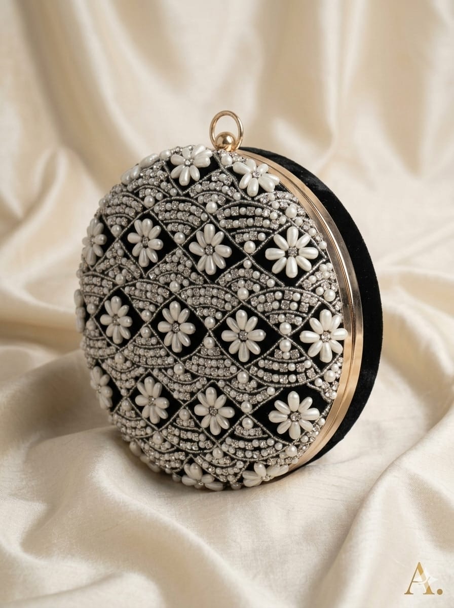 VRPS Embroidered Clutch | Handcrafted Ethnic Bag | SWIS-5171
