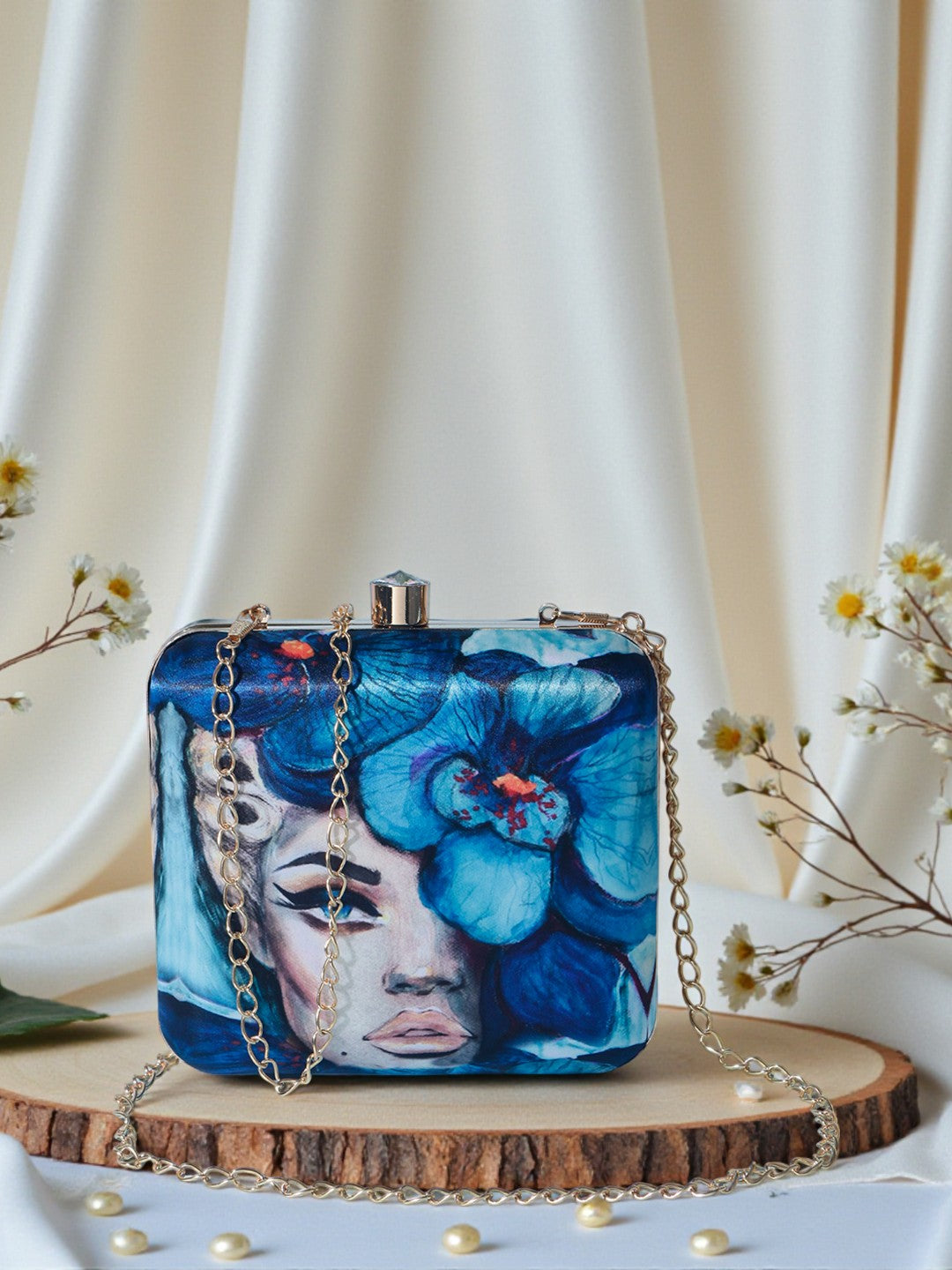 VRPS Printed Clutch | Handcrafted Ethnic Bag | SWIS-518