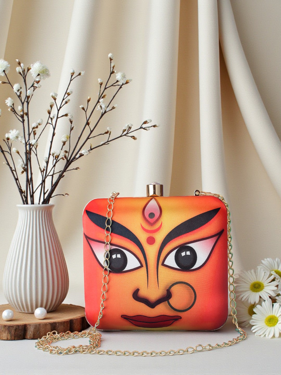 VRPS Printed Clutch | Handcrafted Ethnic Bag | SWIS-520