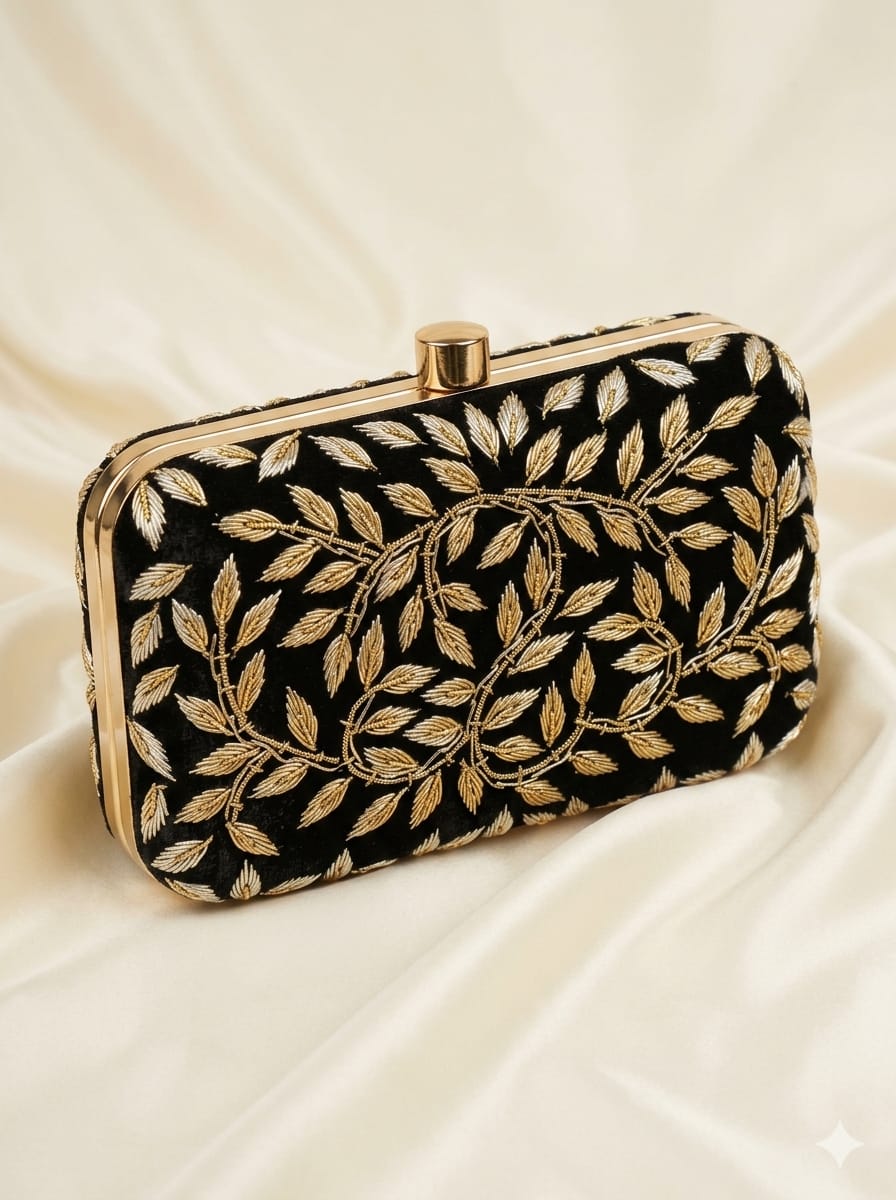 VRPS Embroidered Clutch | Handcrafted Ethnic Bag | SWIS-5202
