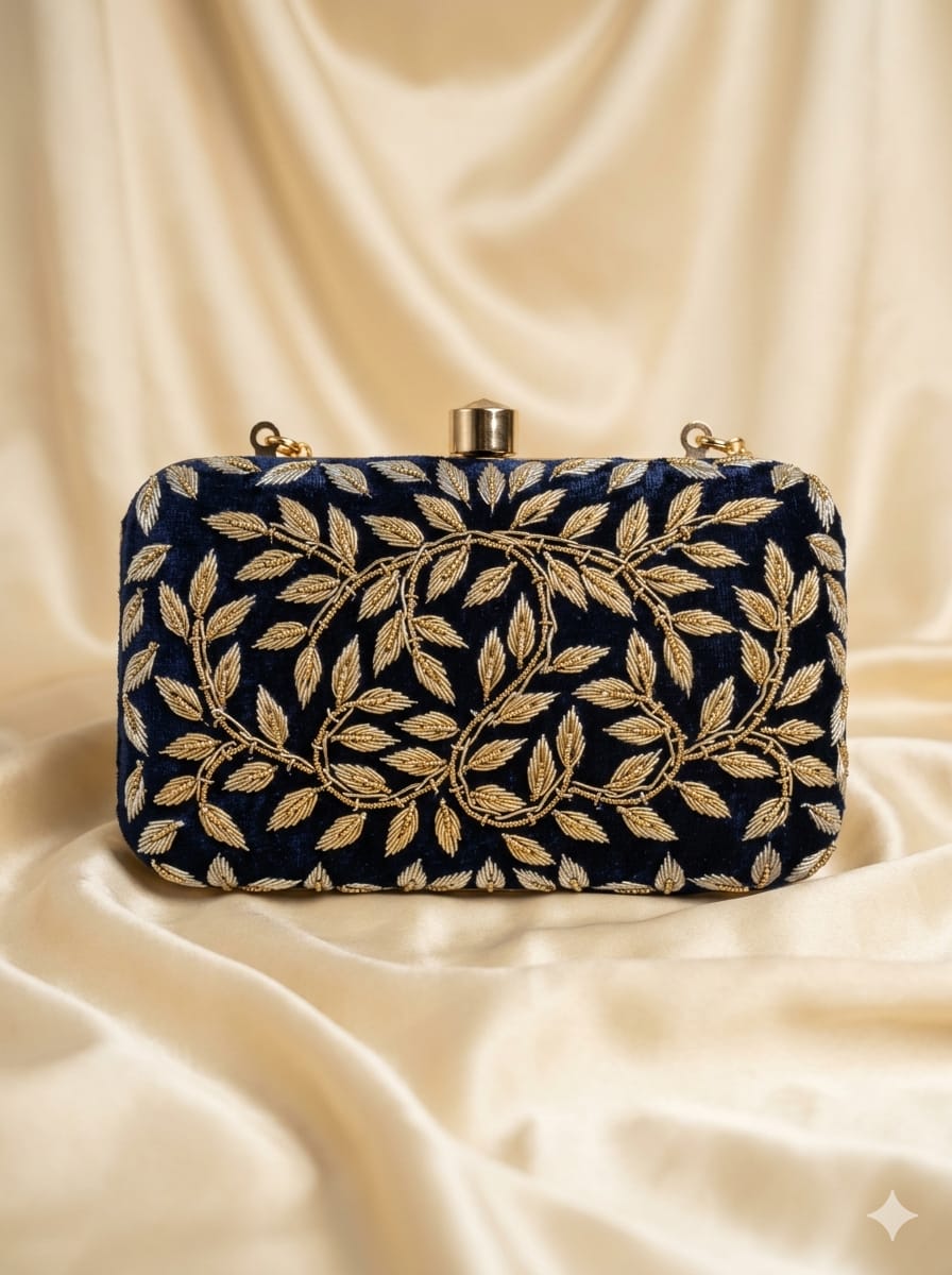 VRPS Embroidered Clutch | Handcrafted Ethnic Bag | SWIS-5203