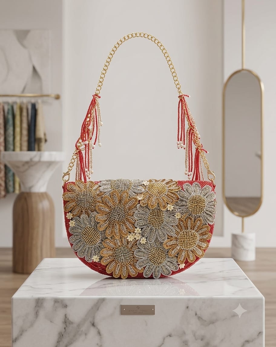VRPS Flap Bag | Handcrafted Ethnic Bag | SWIS-5237