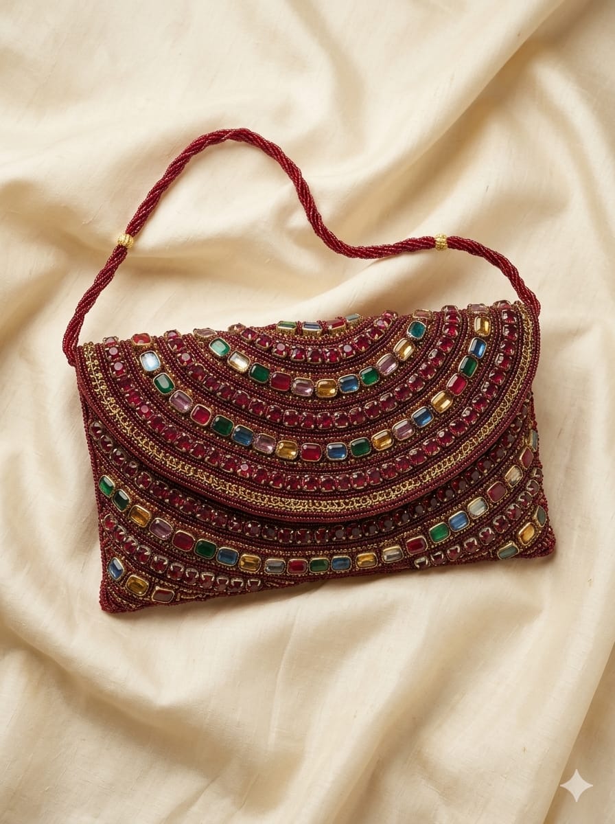 VRPS Flap Bag | Handcrafted Ethnic Bag | SWIS-5247