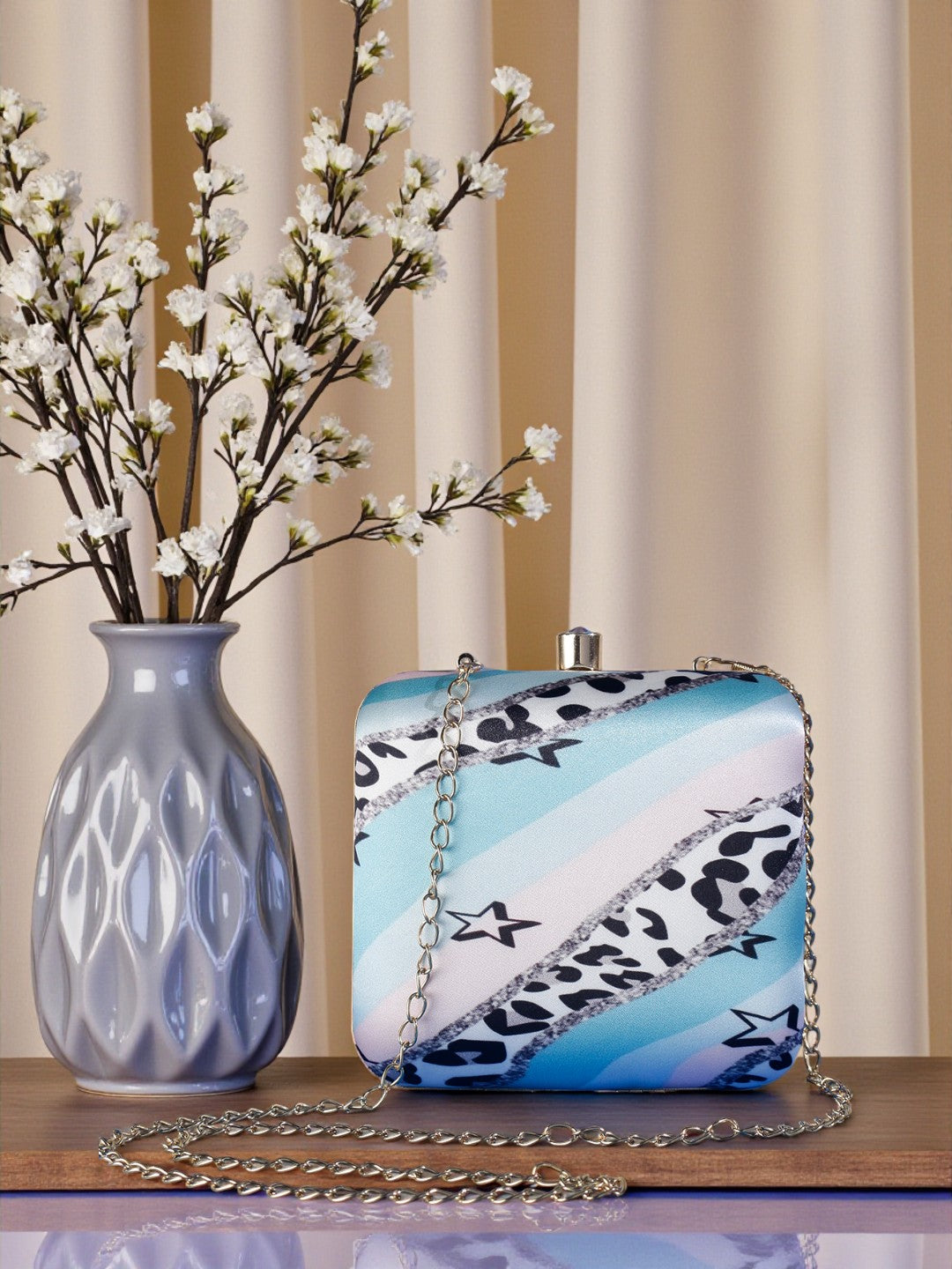 VRPS Printed Clutch | Handcrafted Ethnic Bag | SWIS-525