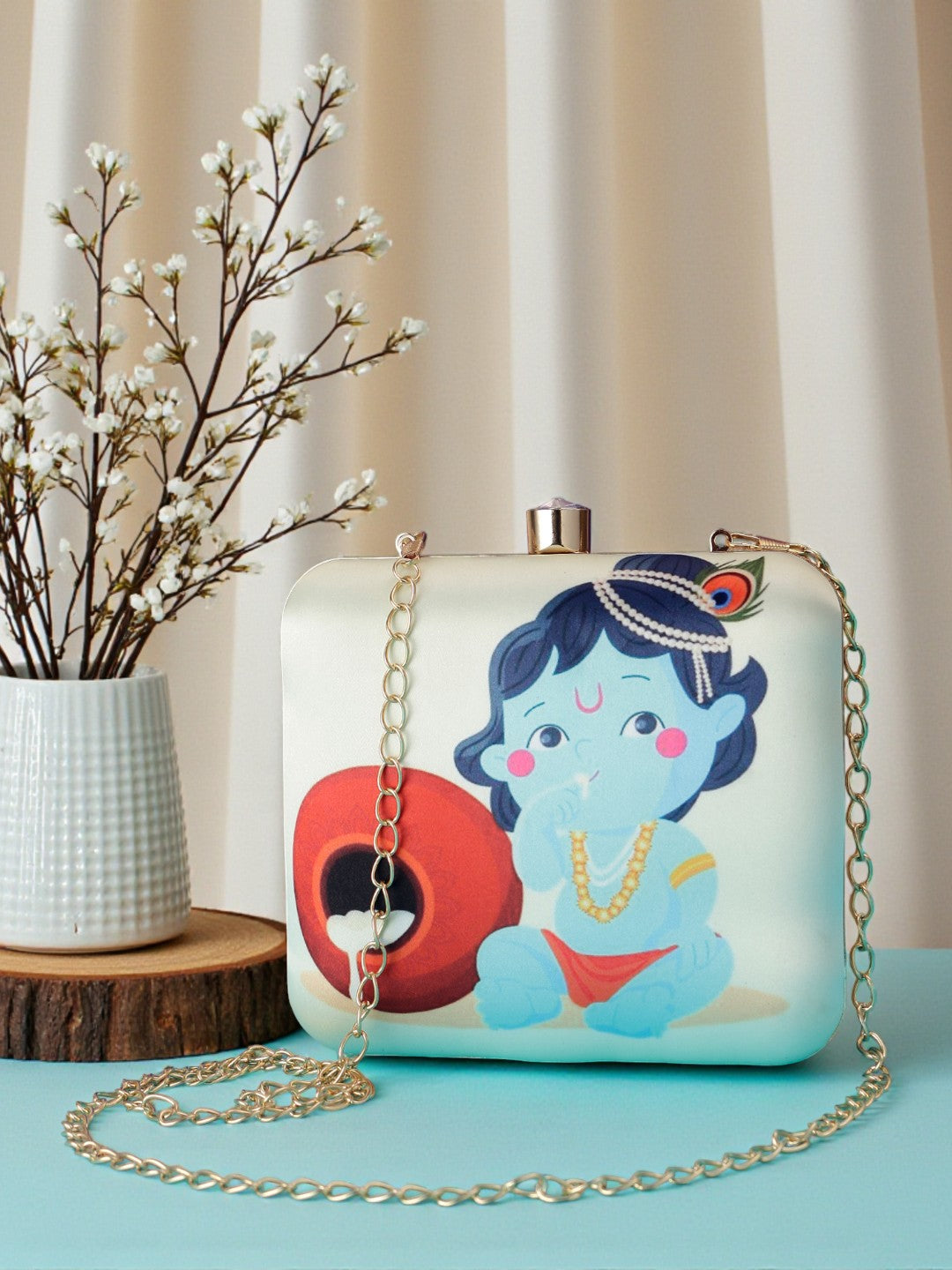 VRPS Printed Clutch | Handcrafted Ethnic Bag | SWIS-527