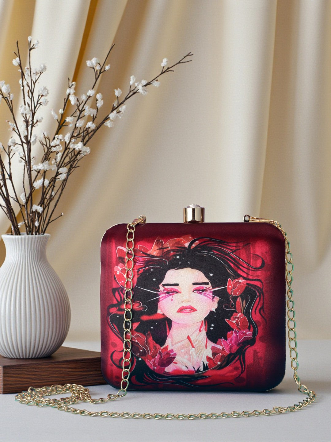 VRPS Printed Clutch | Handcrafted Ethnic Bag | SWIS-529