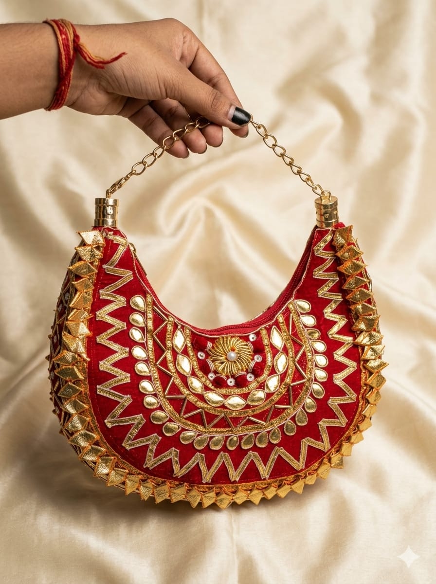 VRPS Moon Bags | Handcrafted Ethnic Bag | SWIS-5302