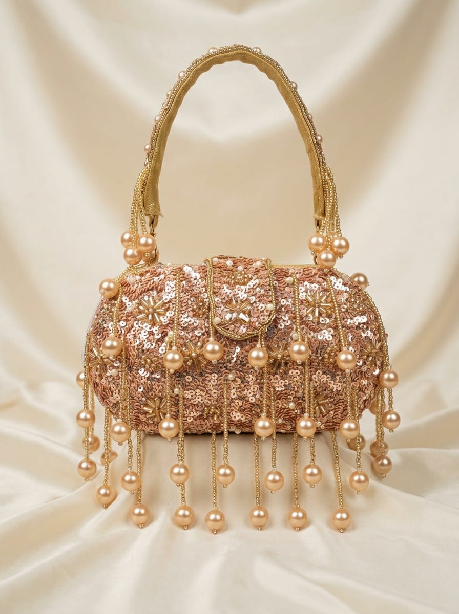 VRPS Embroidered Clutch | Handcrafted Ethnic Bag | SWIS-5357