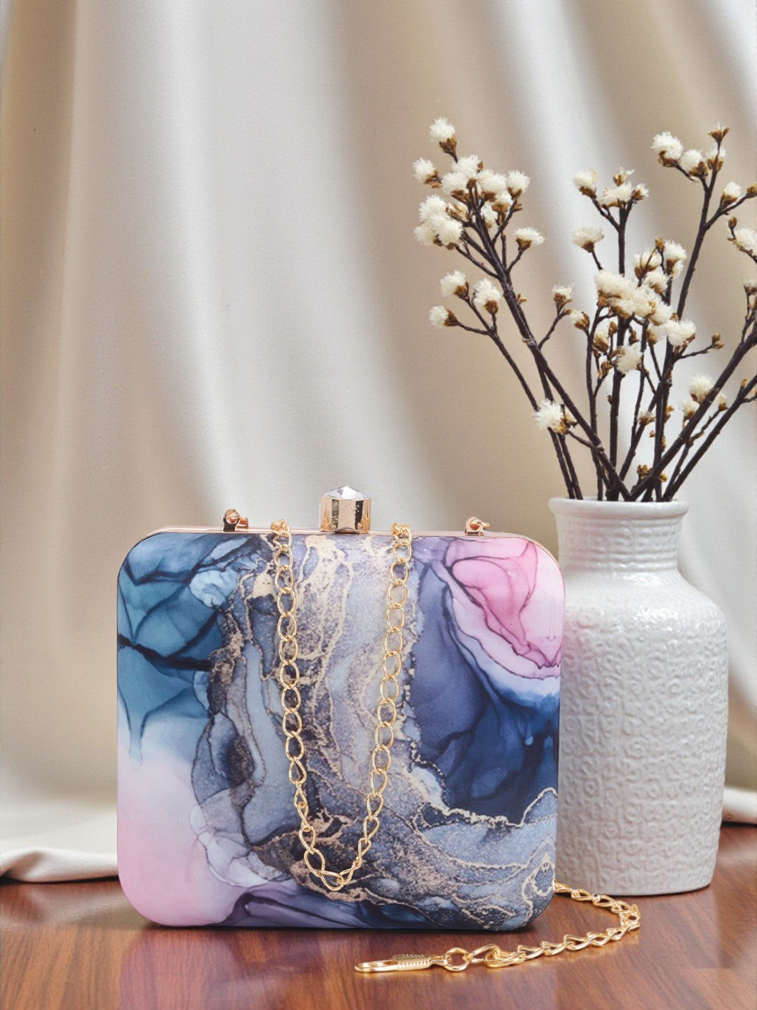 VRPS Printed Clutch | Handcrafted Ethnic Bag | SWIS-537