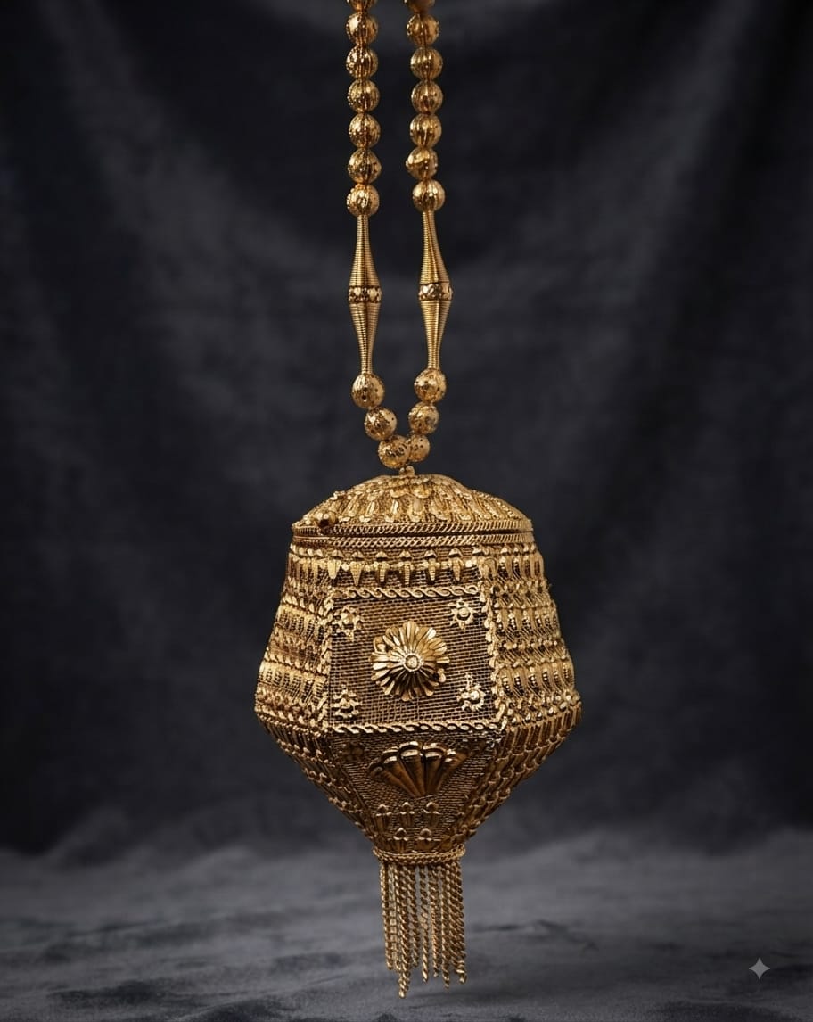 VRPS Metal Clutch | Handcrafted Ethnic Bag | SWIS-5383