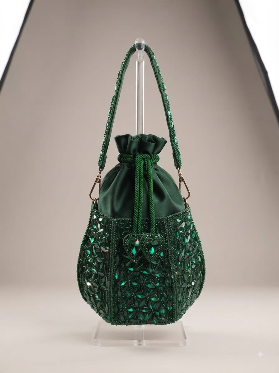 VRPS Lotus Potli | Handcrafted Ethnic Bag | SWIS-5387