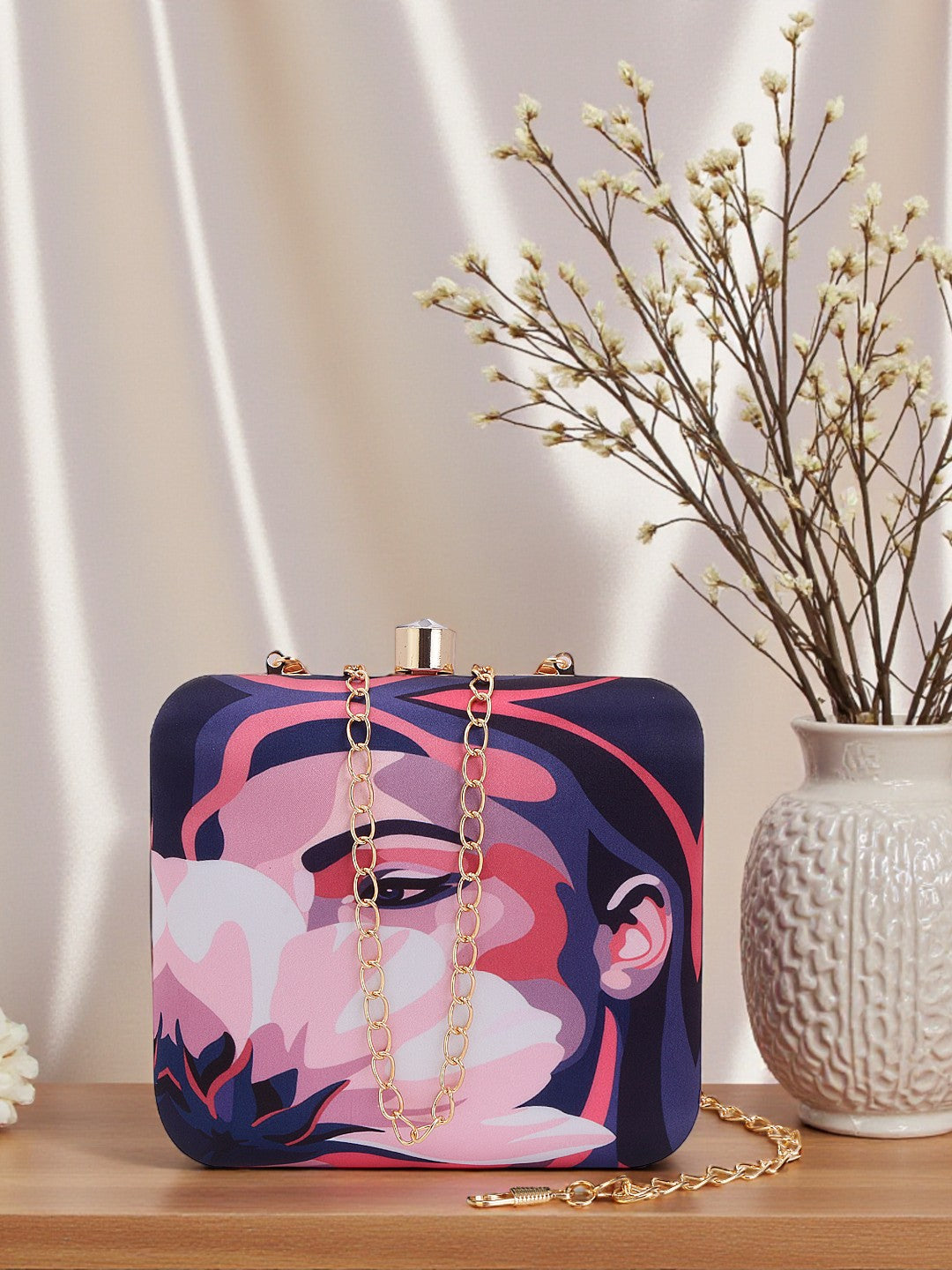 VRPS Printed Clutch | Handcrafted Ethnic Bag | SWIS-539