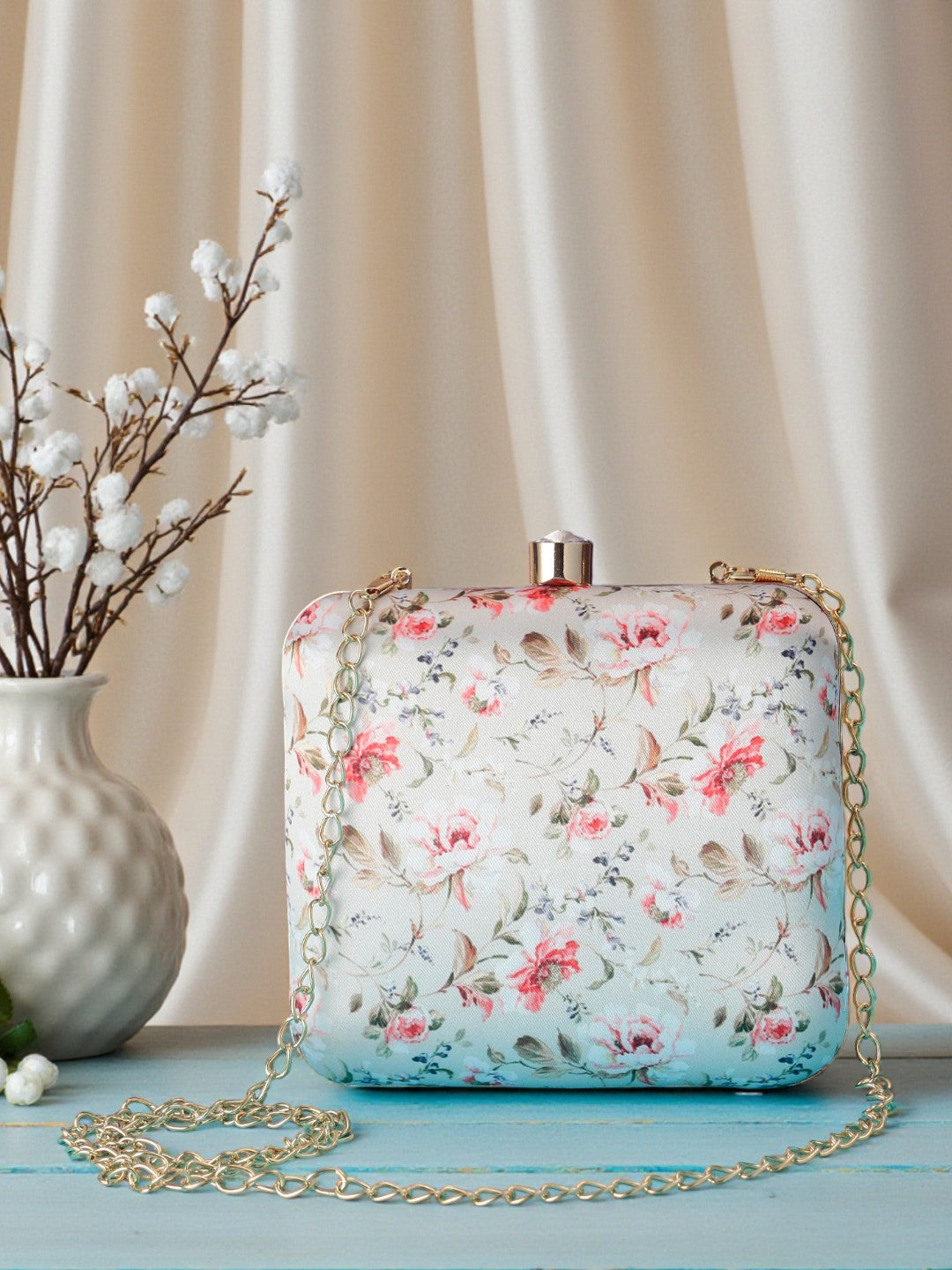 VRPS Printed Clutch | Handcrafted Ethnic Bag | SWIS-540