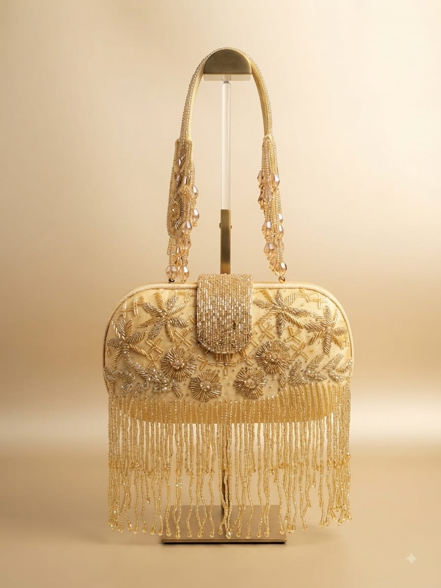 VRPS Embroidered Clutch | Handcrafted Ethnic Bag | SWIS-5420