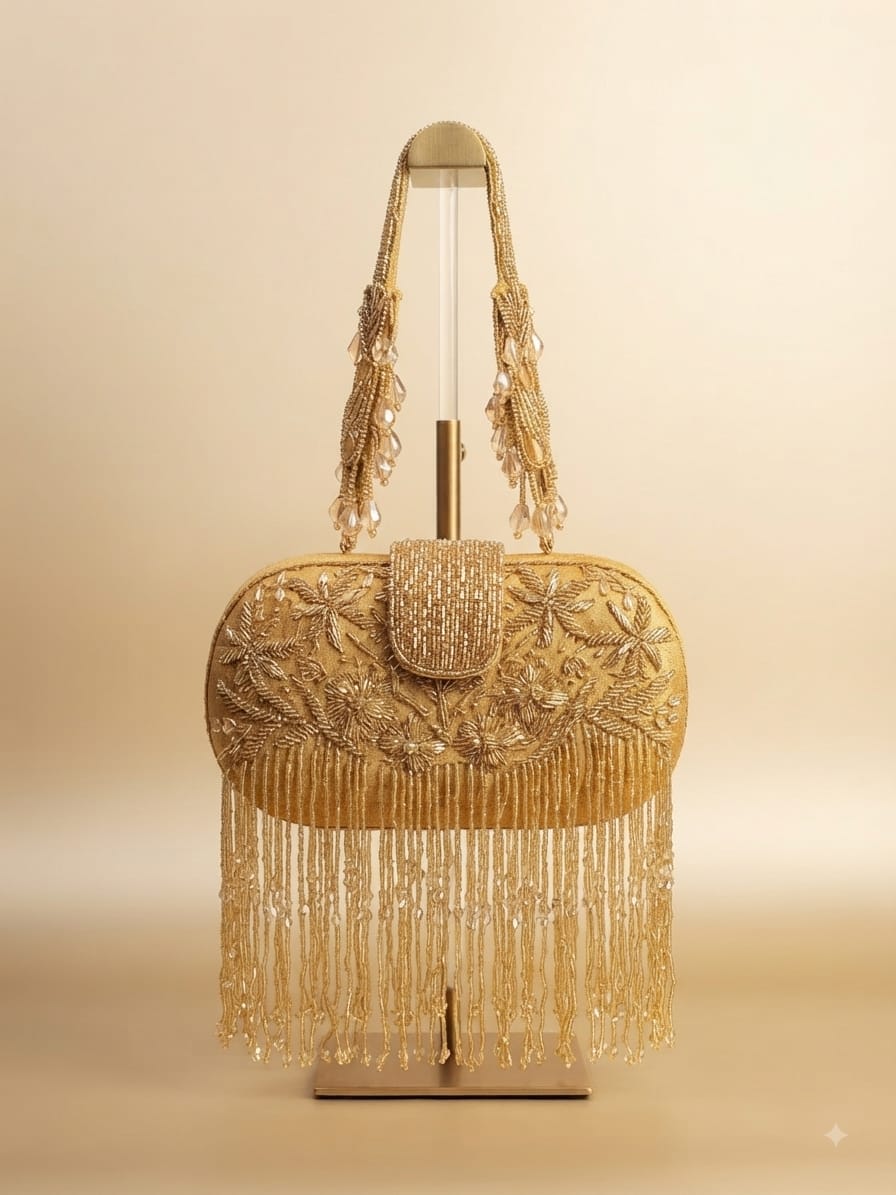 VRPS Embroidered Clutch | Handcrafted Ethnic Bag | SWIS-5423