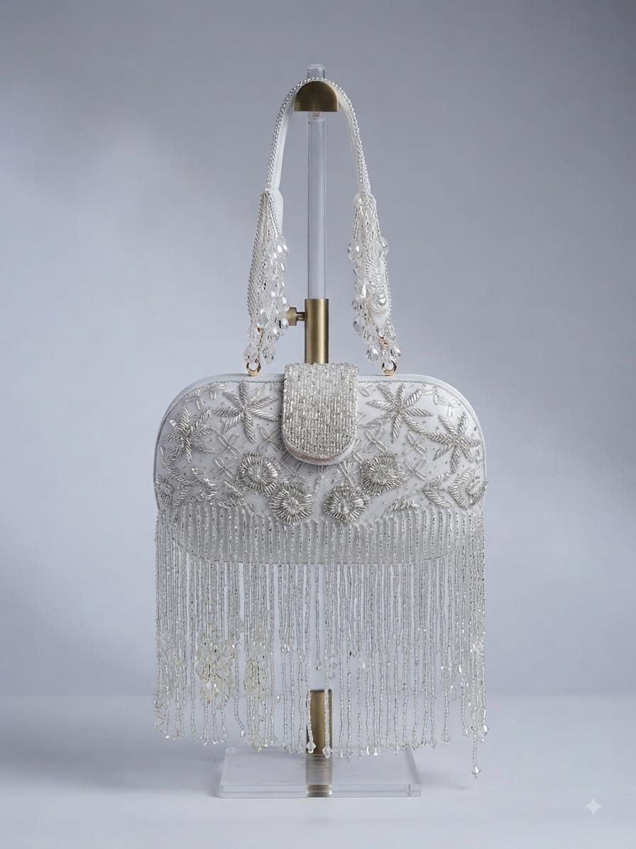 VRPS Embroidered Clutch | Handcrafted Ethnic Bag | SWIS-5424