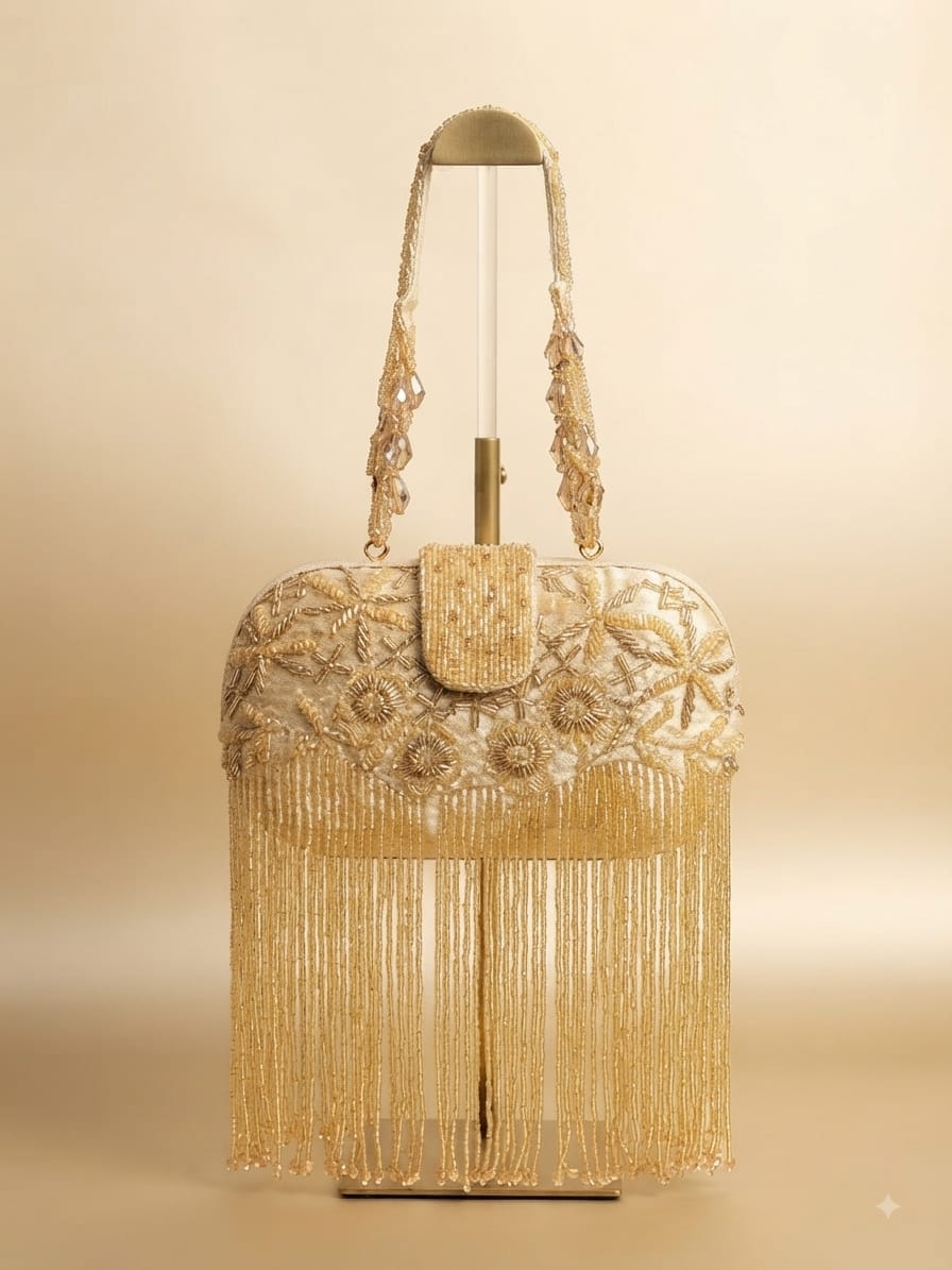 VRPS Embroidered Clutch | Handcrafted Ethnic Bag | SWIS-5433
