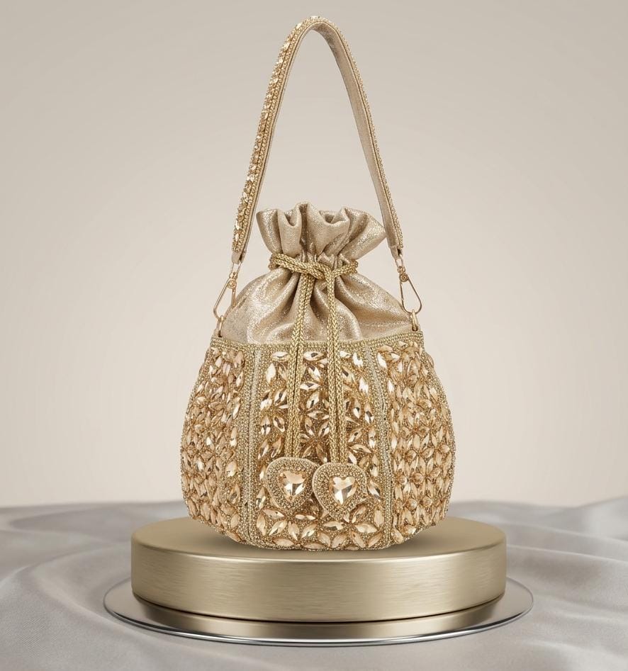 VRPS Lotus Potli | Handcrafted Ethnic Bag | SWIS-5439