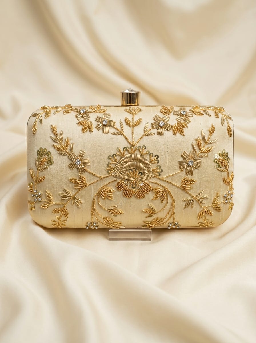 VRPS Embroidered Clutch | Handcrafted Ethnic Bag | SWIS-5517